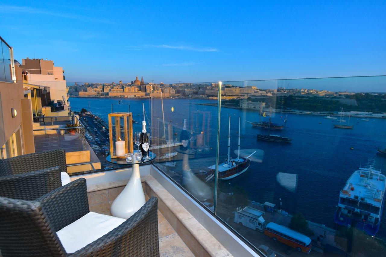 Seafront Duplex Penthouse Apartment Sliema Exterior foto
