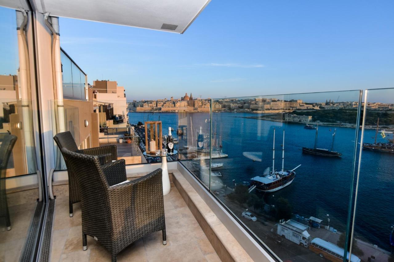 Seafront Duplex Penthouse Apartment Sliema Exterior foto